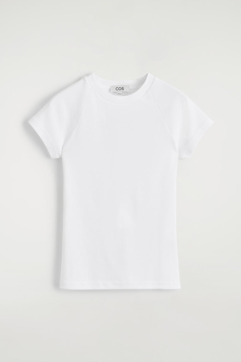 スリムフィット コットンTシャツ
